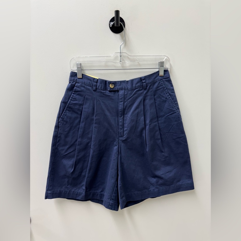 NWT Vintage Fruit of the Loom Women's Navy Pleated Shorts